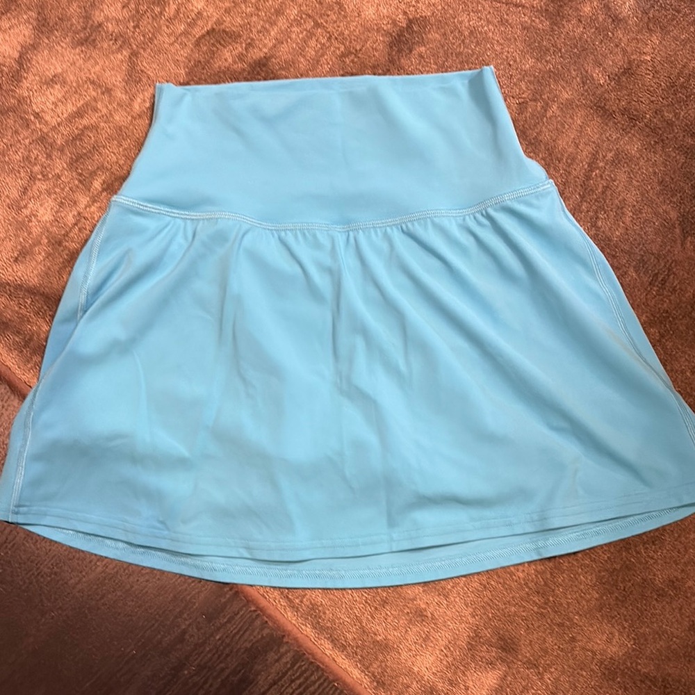 Lululemon Athletica Turquoise Blue Tennis Skirt